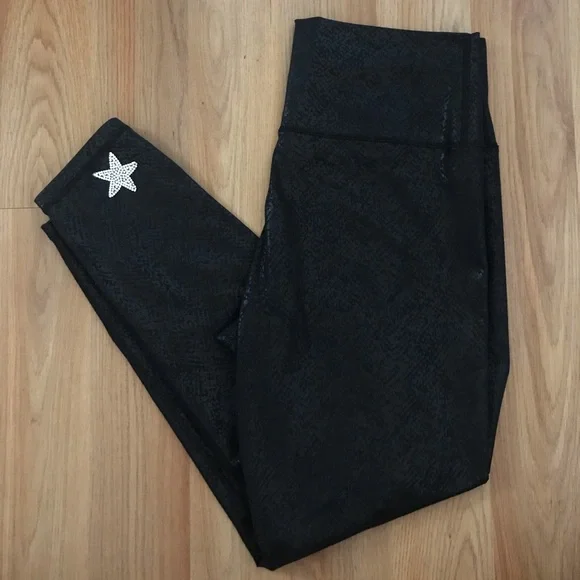 Offline aerie black crackle leggings XL - Picture 4 of 5